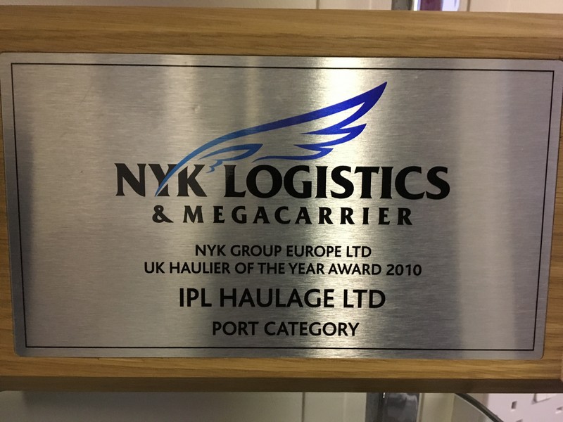 UK Haulier of the Year Award 2010